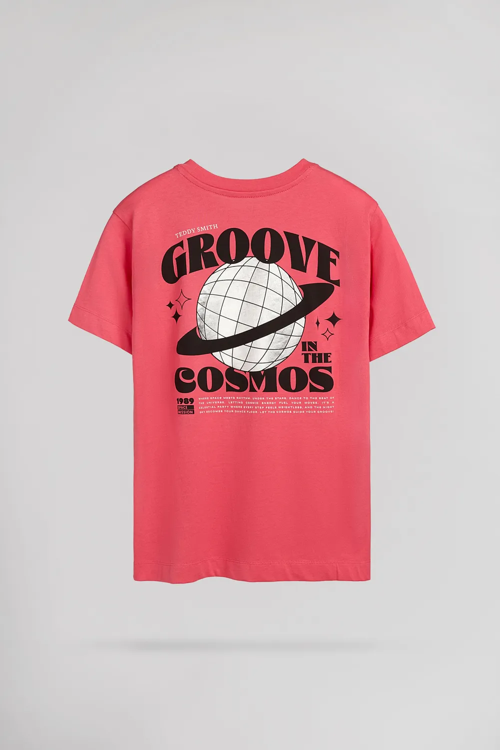 Teddy Smith T-Flow JR t-shirt rosa bambina