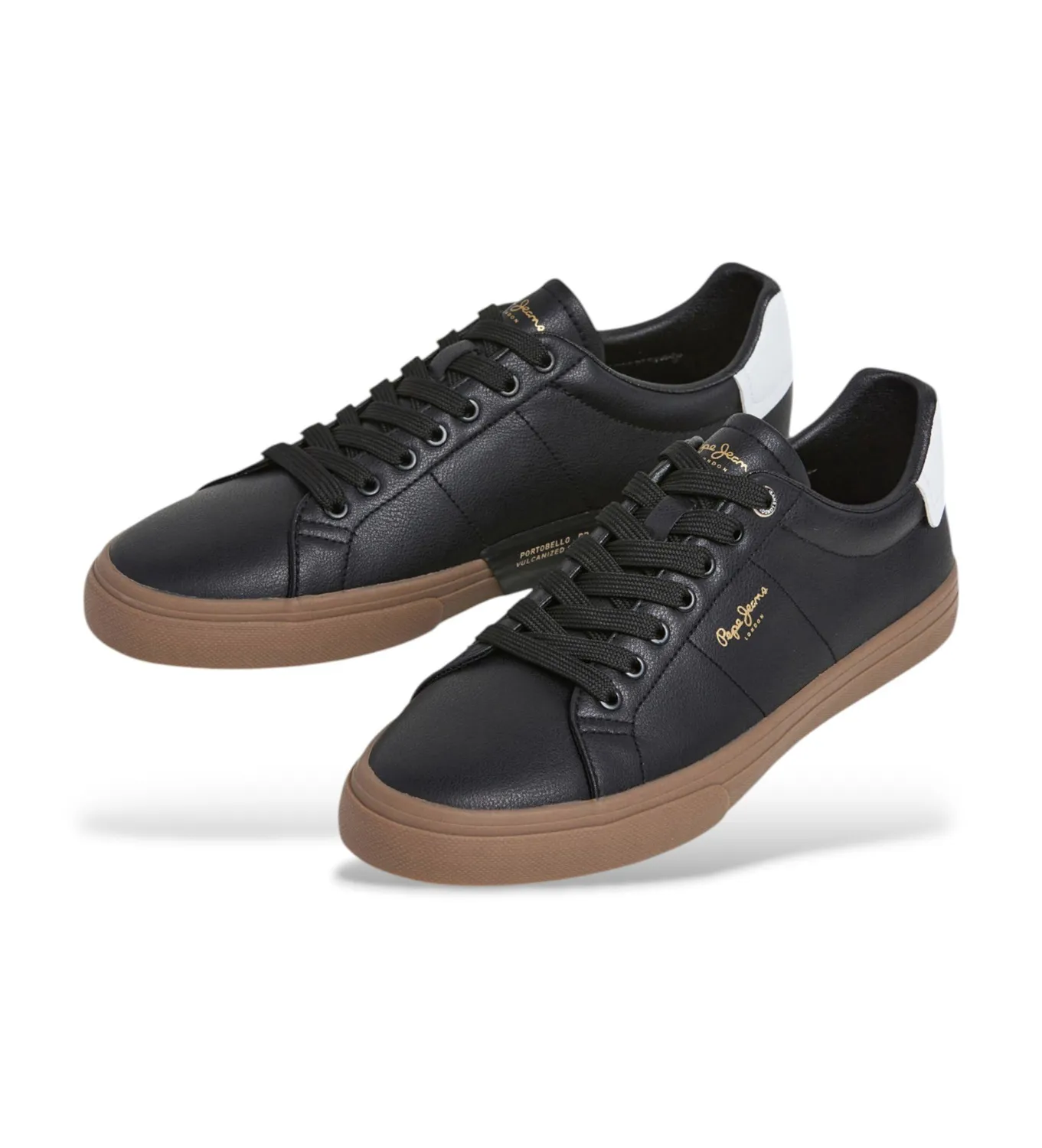 Pepe Jeans Kenton Base M Sneakers Uomo Nero Basse Vulcanizzate
