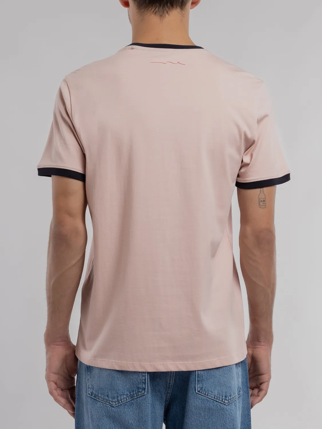 Teddy Smith The-Tee 2 t-shirt uomo rosa pastello cotone