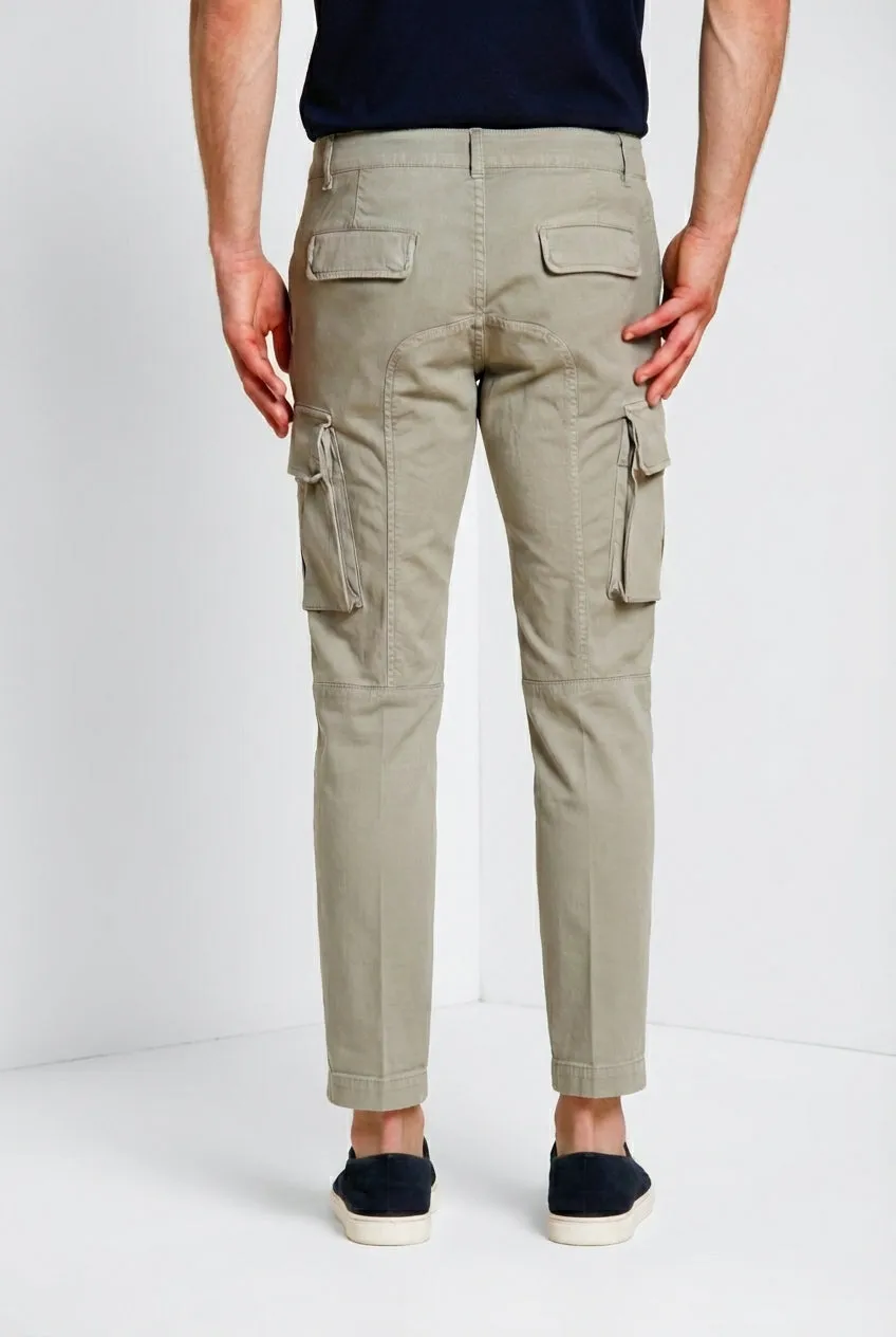 Mason's Chile pantalone cargo uomo salvia extra slim
