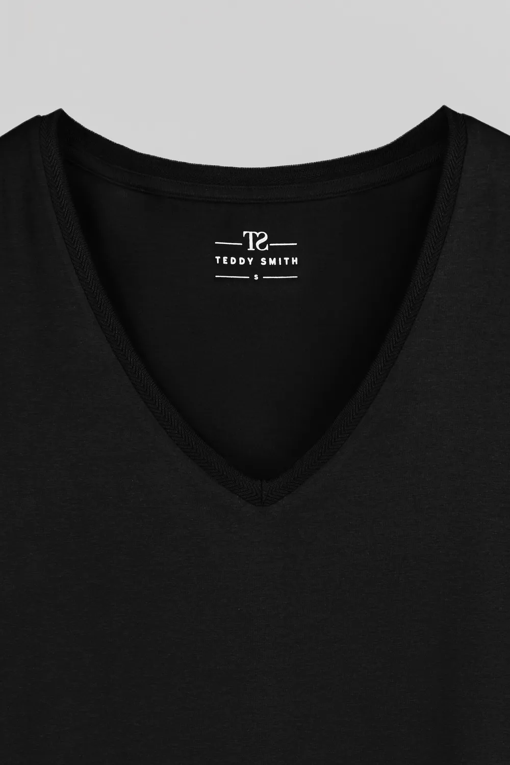 Teddy Smith T-Miana ML maglia scollo V nero
