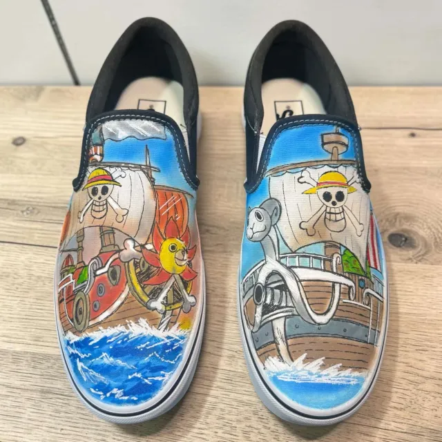Never Say Never Vans Slip-On Thousand Sunny sneakers dipinte