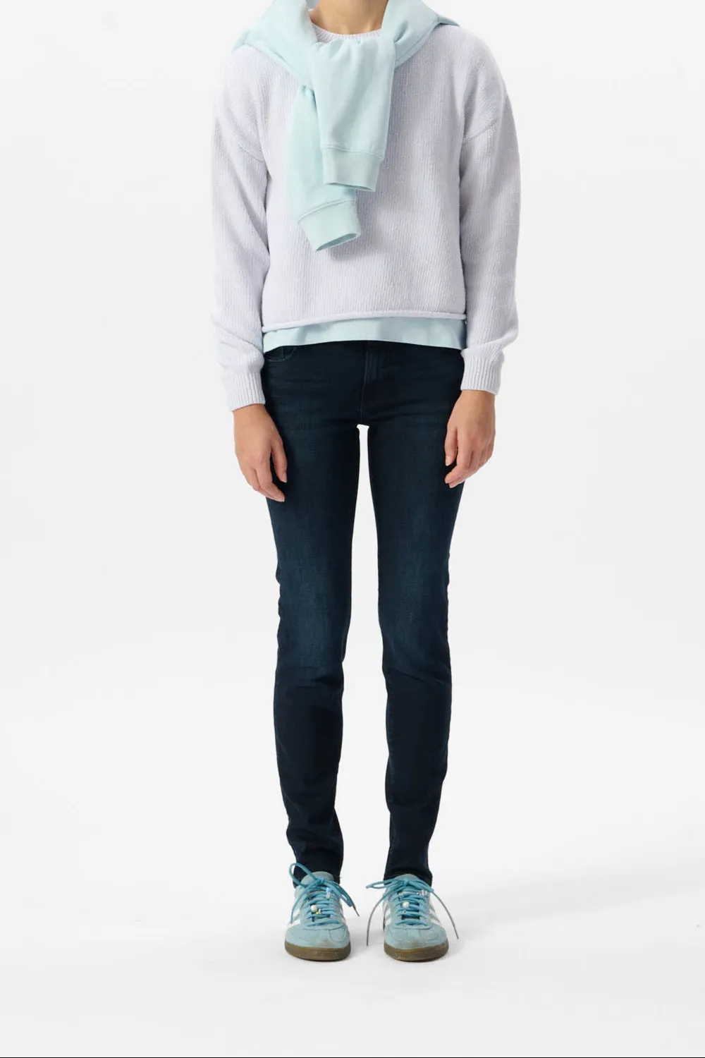Teddy Smith P-Brandy maglione bianco donna