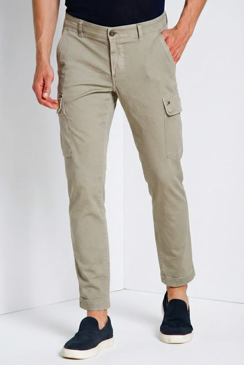 Mason's Chile pantalone cargo uomo salvia extra slim