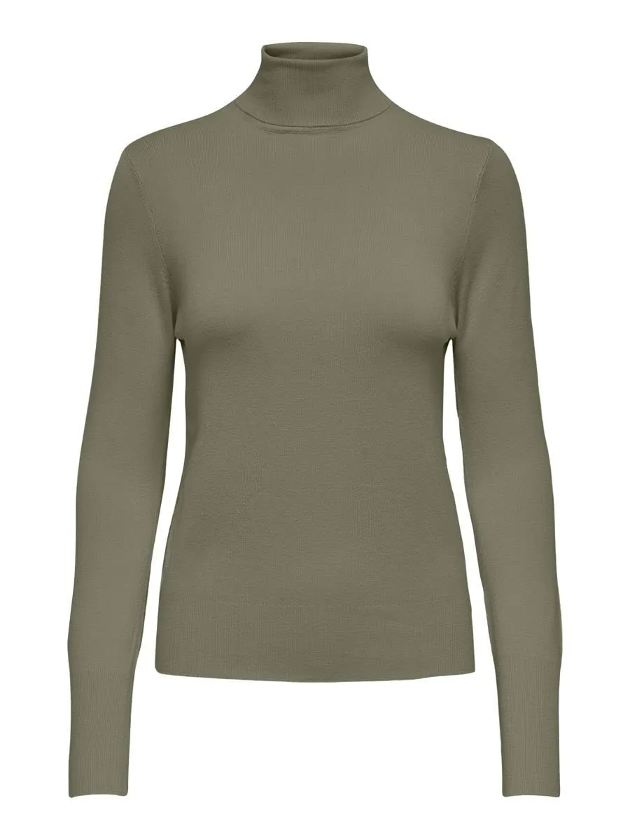 ONLY ONLVENICE Dolcevita Maglia Donna Nero