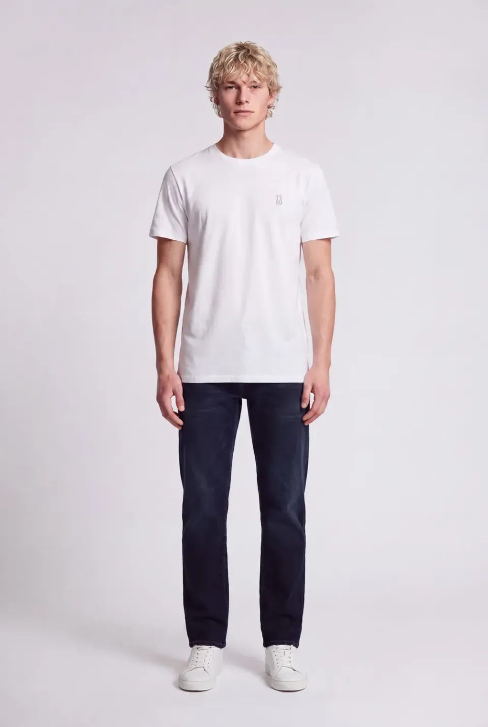 Teddy Smith Telo MC t-shirt regular bianca cotone