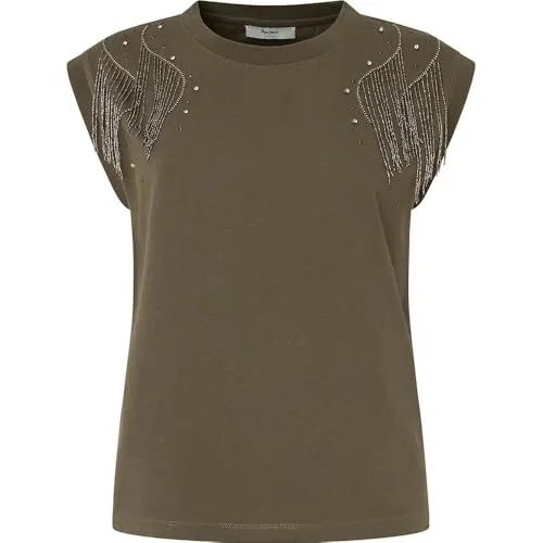 Pepe Jeans Freija T-Shirt donna M senza maniche
