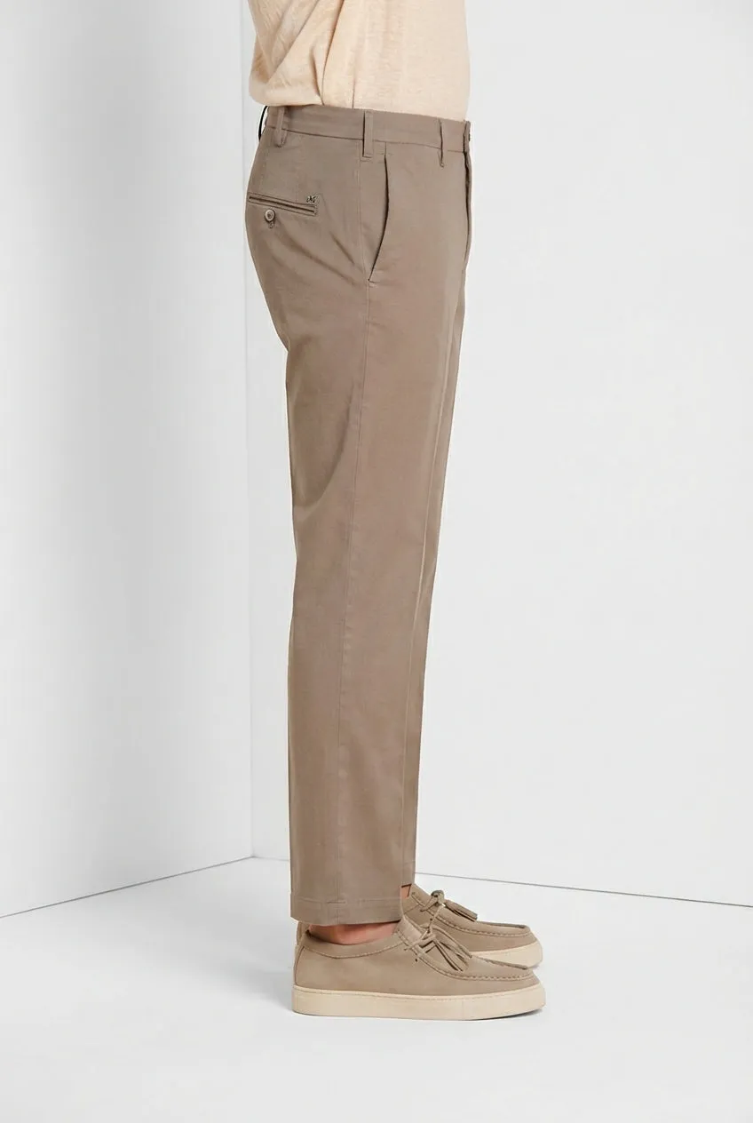 Mason's New York Chino Tortora Regular Cotone Stretch