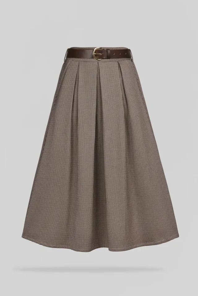 Teddy Smith J-Diana Gonna Donna Beige Midi Plissettata