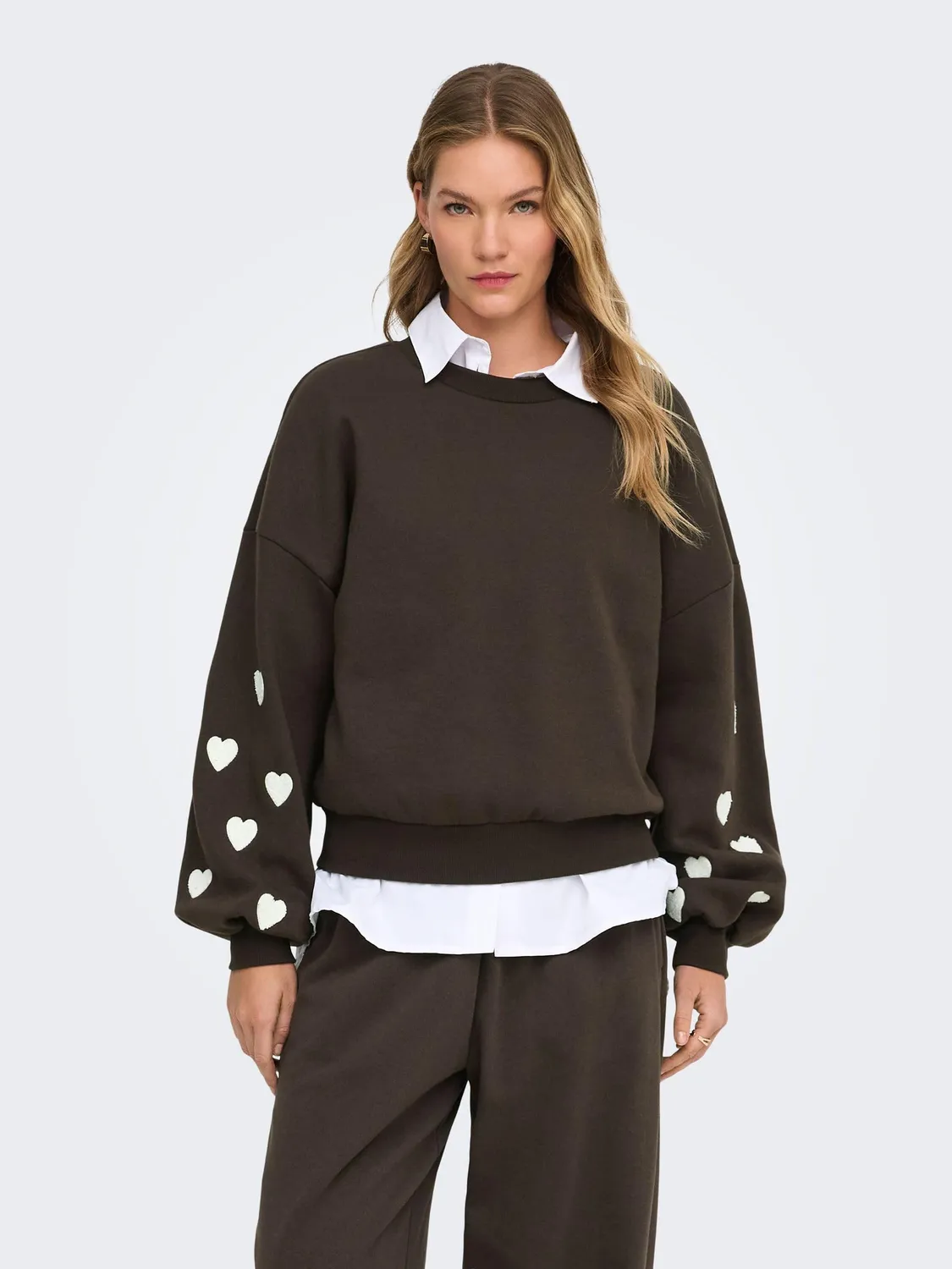 ONLY Onlmacy L/S O-Neck felpa girocollo box fit