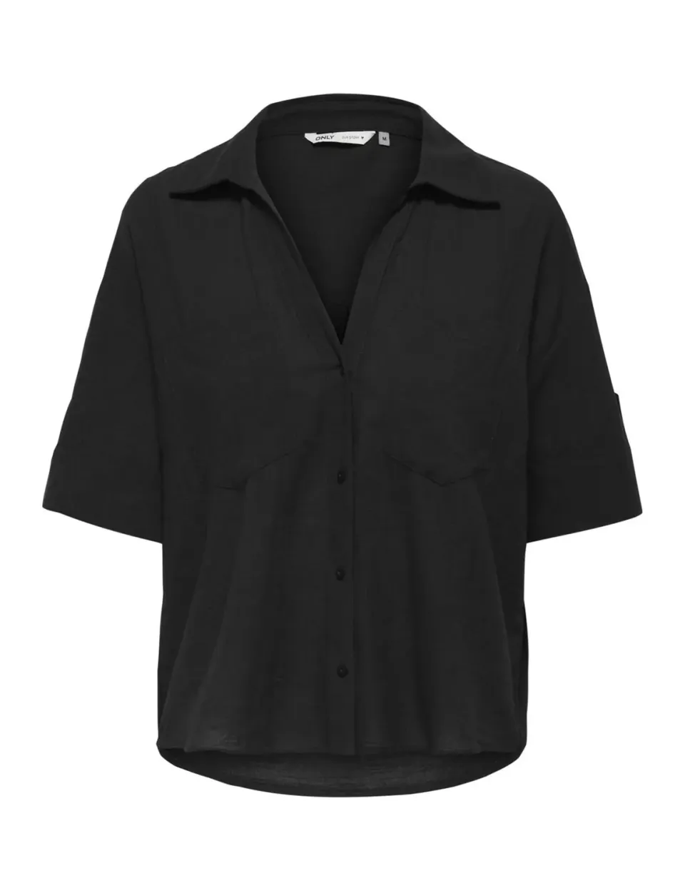 ONLY Onltizana camicia donna manica corta verde