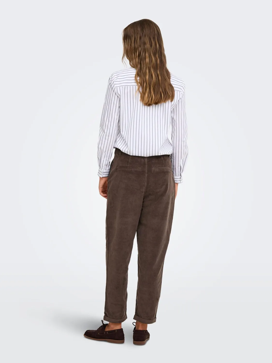 ONLY Onlflora Cord Carrot Pantalone Donna XL/32L velluto