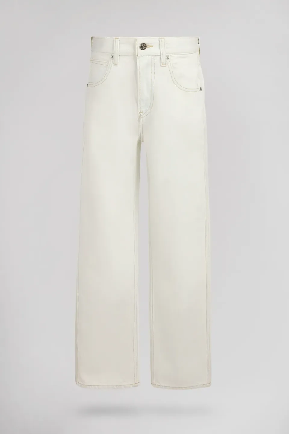 Teddy Smith Memphis Straight Jr Jeans Bianco Bambino