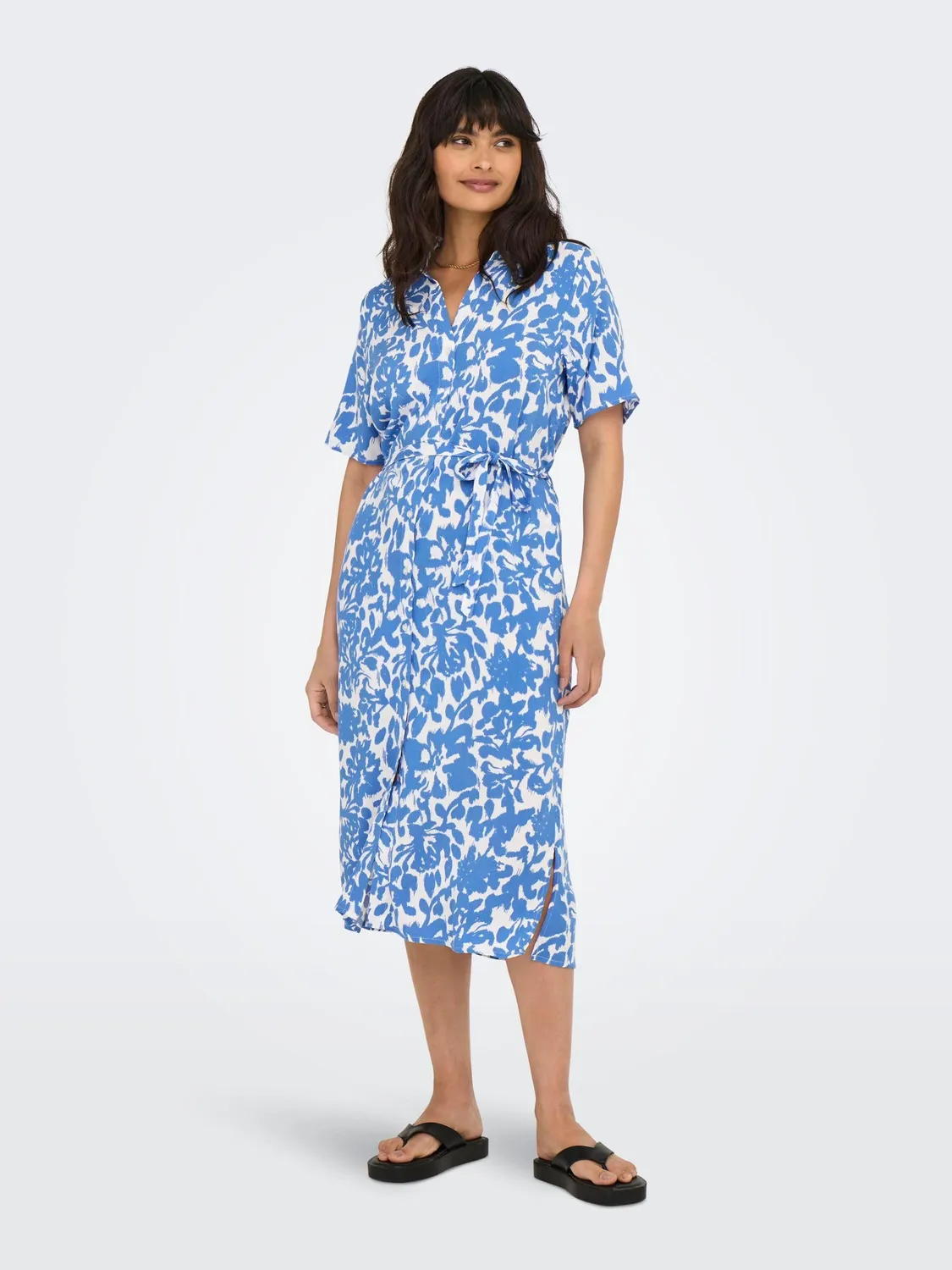 ONLY Asmin vestito midi S svasato