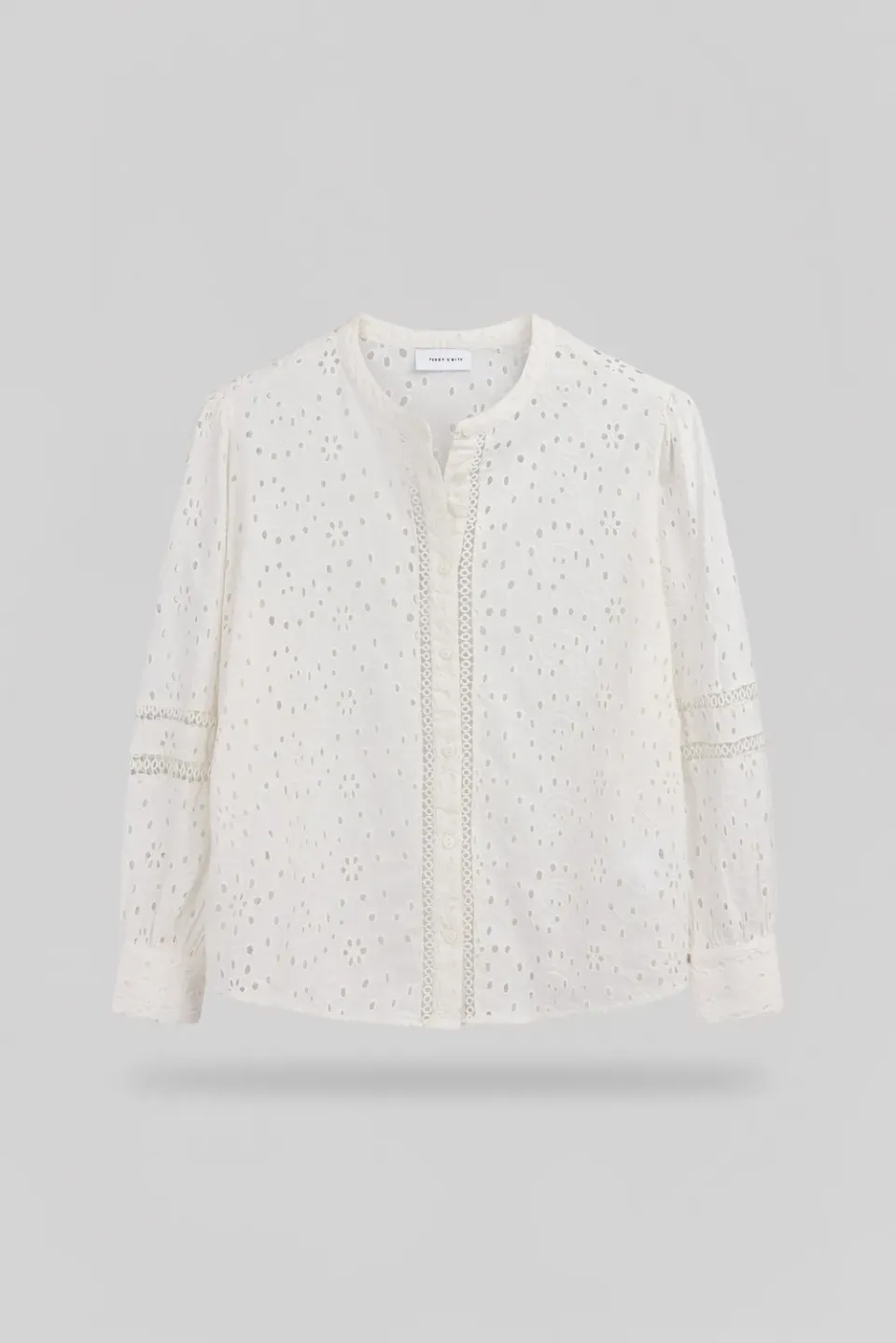 Teddy Smith C-Heli camicia donna Middle White cotone