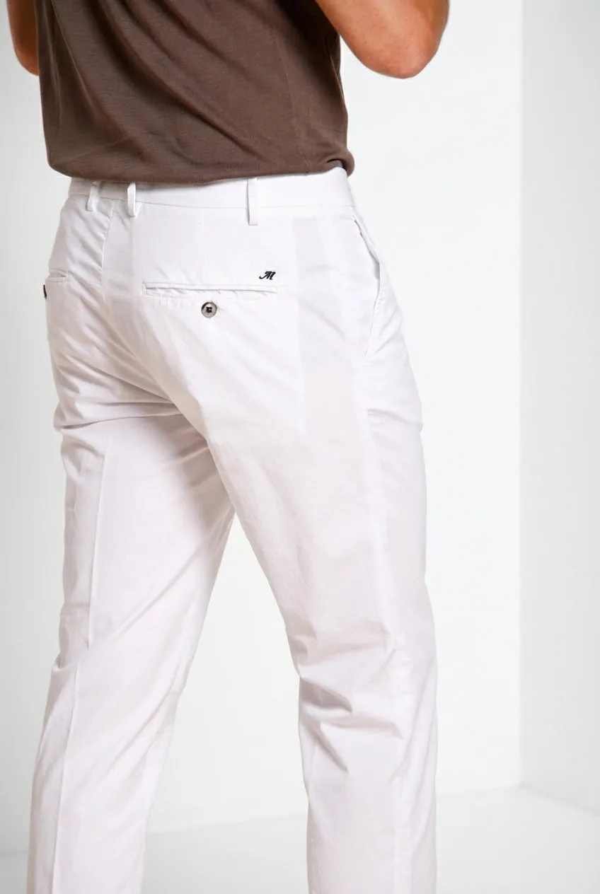 Mason's Milano chino bianco extra slim uomo