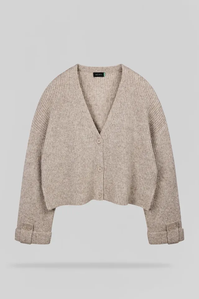 Teddy Smith G-Ava gilet oversize cioccolato donna