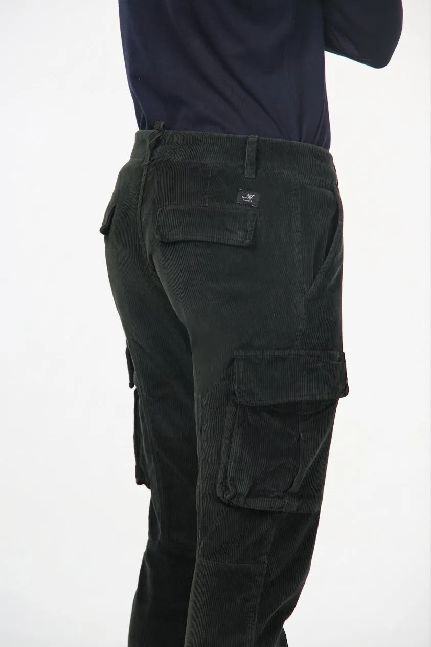 Mason's Chile Cargo Velluto Uomo Verde Scuro Extra Slim