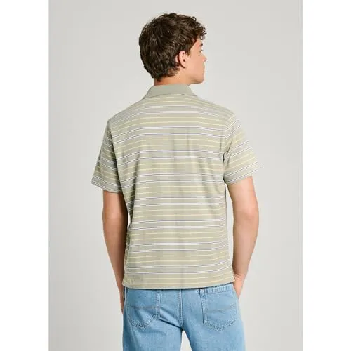 Pepe Jeans Jack Polo Uomo M a Righe Logo
