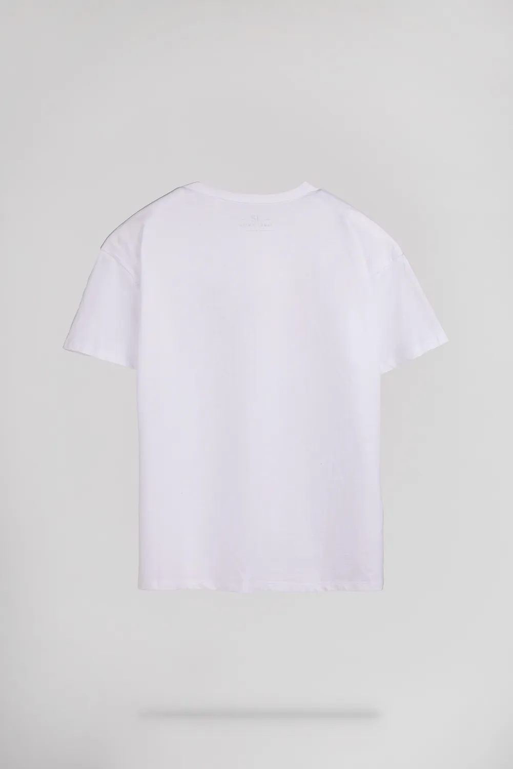 Teddy Smith T-Ley MC t-shirt donna oversize bianca cotone