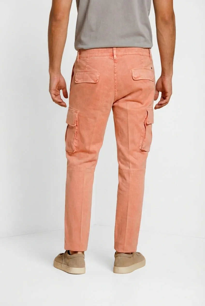 Mason’s Chile pantalone cargo uomo corteccia regular fit