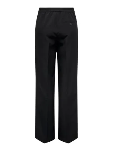 Only Onlkira-Mellie pantaloni donna vita alta larghi