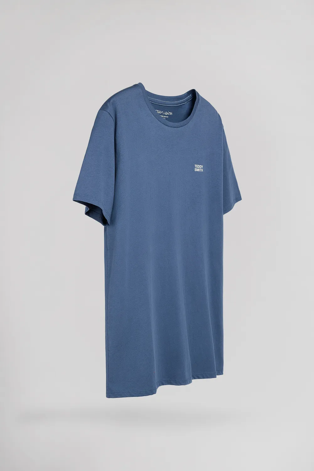 Teddy Smith The Tee 1 MC t-shirt faded indigo girocollo