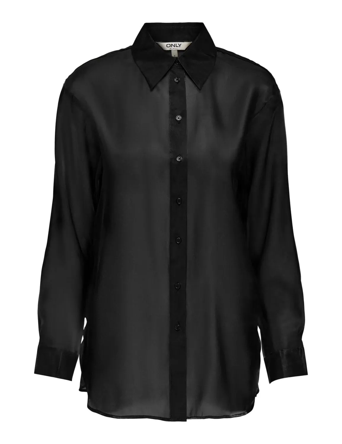 ONLY Onlstella Life LS Loose Shirt Wvn camicia chocolate marrone