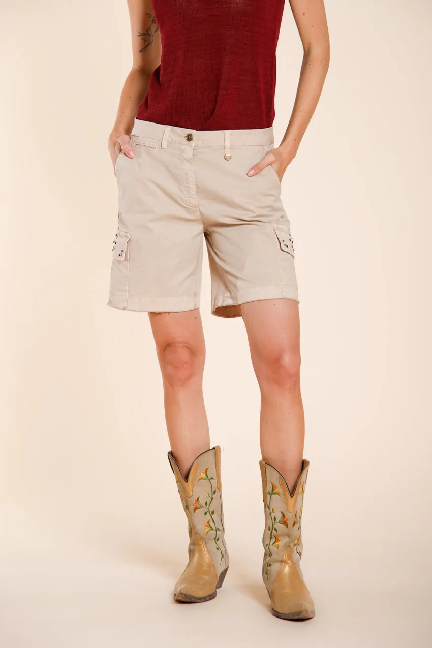 Mason's Chile bermuda cargo burro slim fit donna