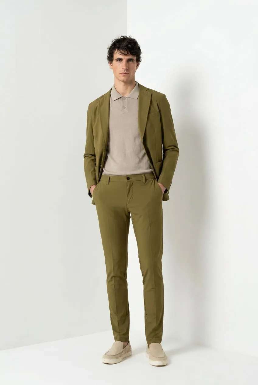 Mason's Milano Dynamic Chino Verde Militare Tecnico