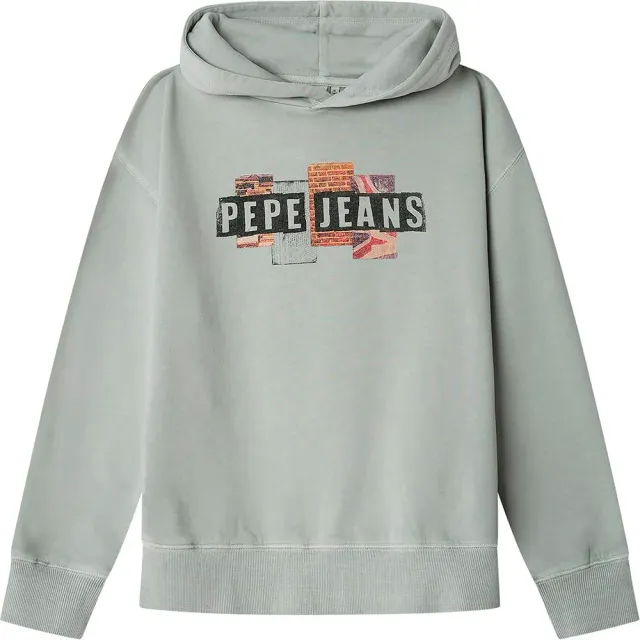 Pepe Jeans Felder felpa bambino 8 anni cappuccio
