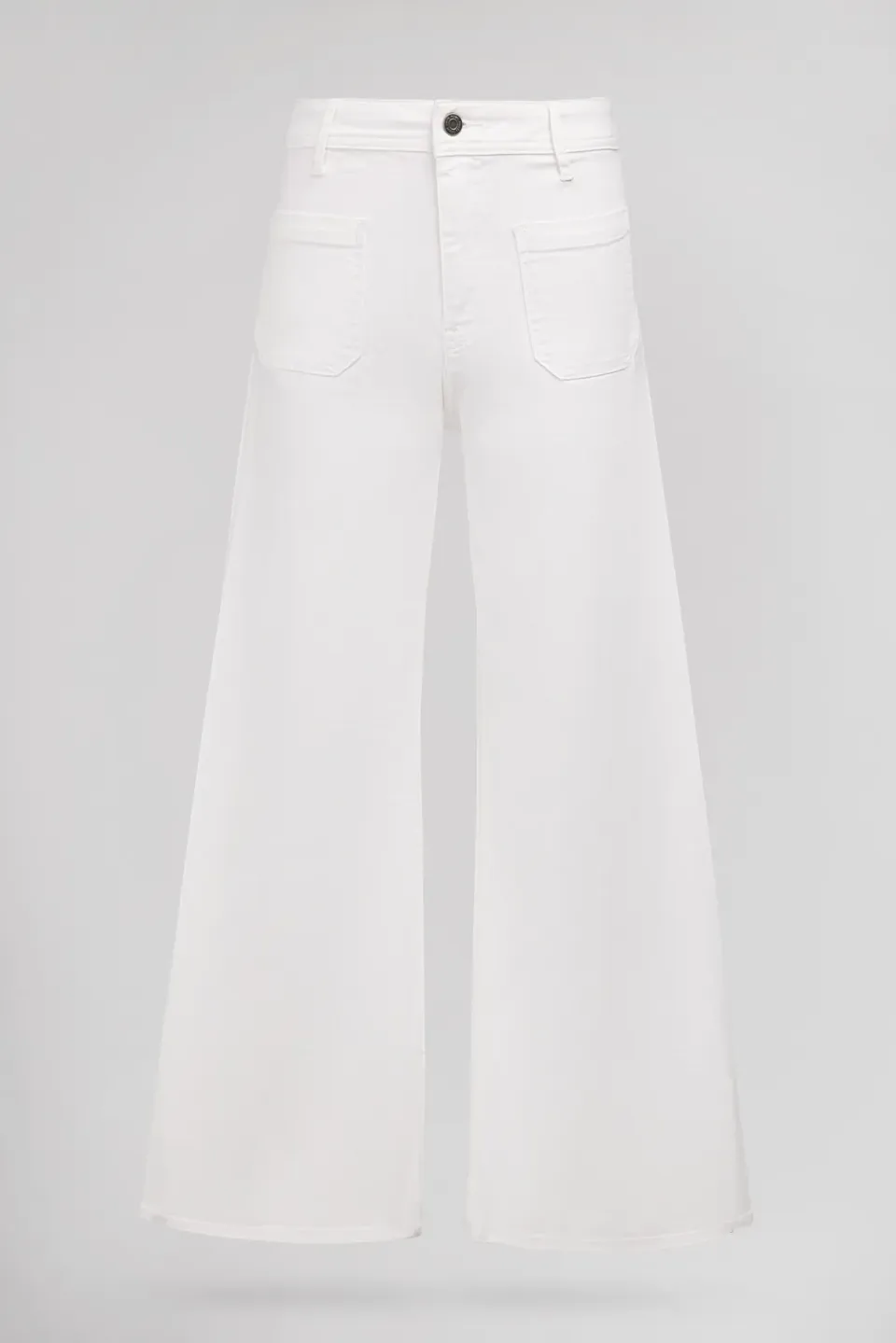 Teddy Smith P-Josefa 4PP DY jeans flare donna bianco L32