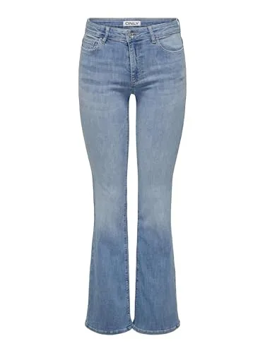 ONLY pantaloni a zampa donna (S)W x 32L flare classici