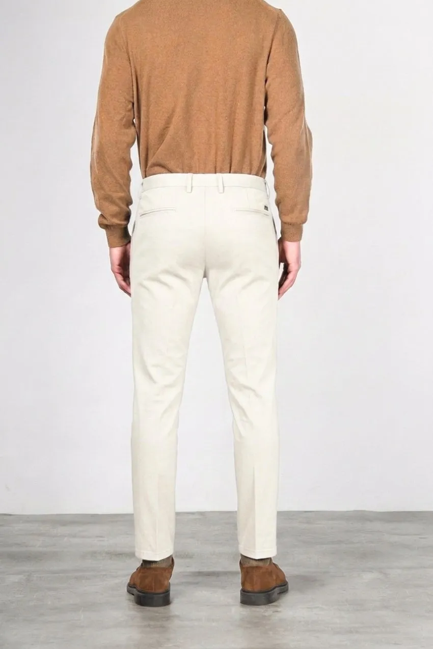 Mason's Torino Flex chino uomo raso stucco slim