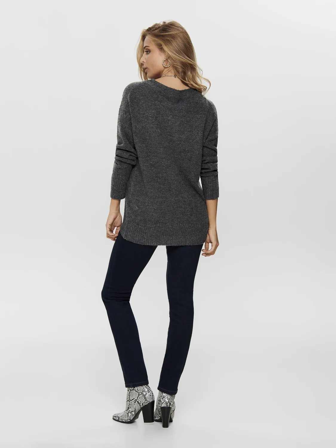 ONLY ONLNANJING Maglione Girocollo Donna Nero