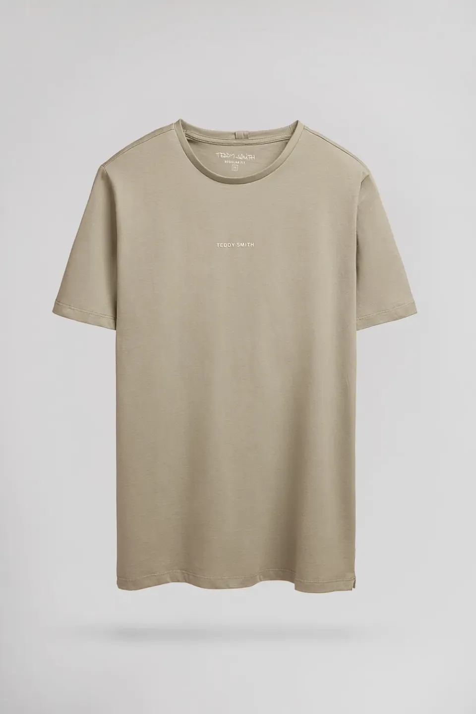 Teddy Smith T-Soy 2 MC t-shirt bleach kaki cotone