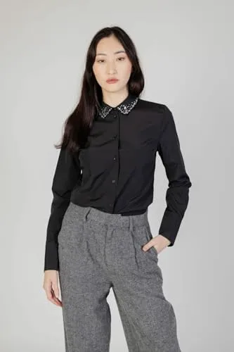 ONLY camicia donna nera S classica