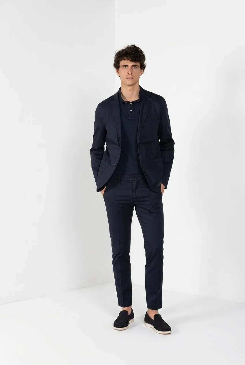 Mason's Torino Travel chino blu notte slim