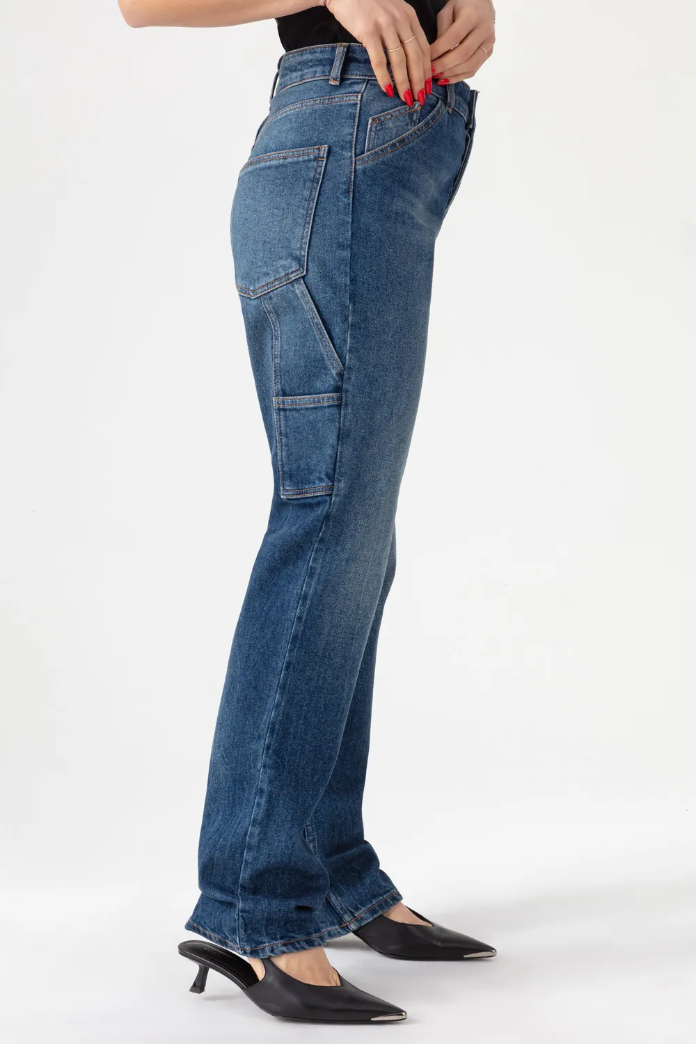 Acquaverde Amtrack jeans Light Aged carpenter