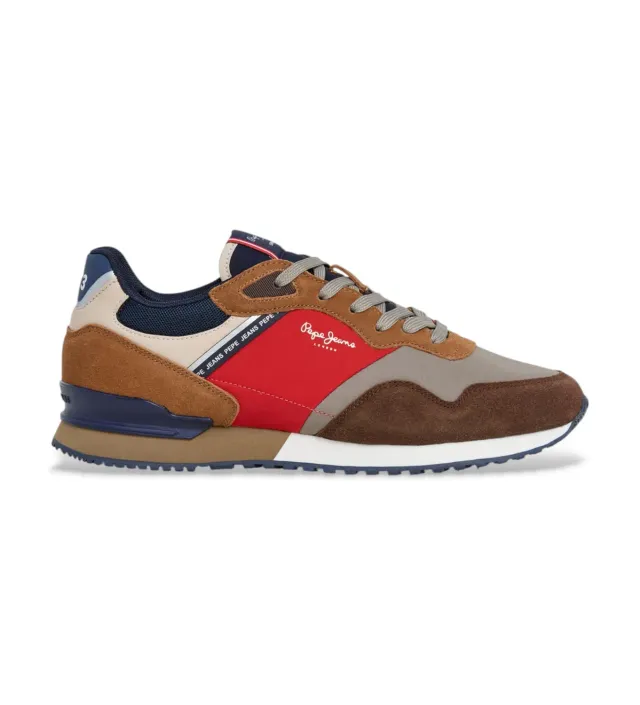 Pepe Jeans London Mood Sneakers Uomo Pelle Marrone 46