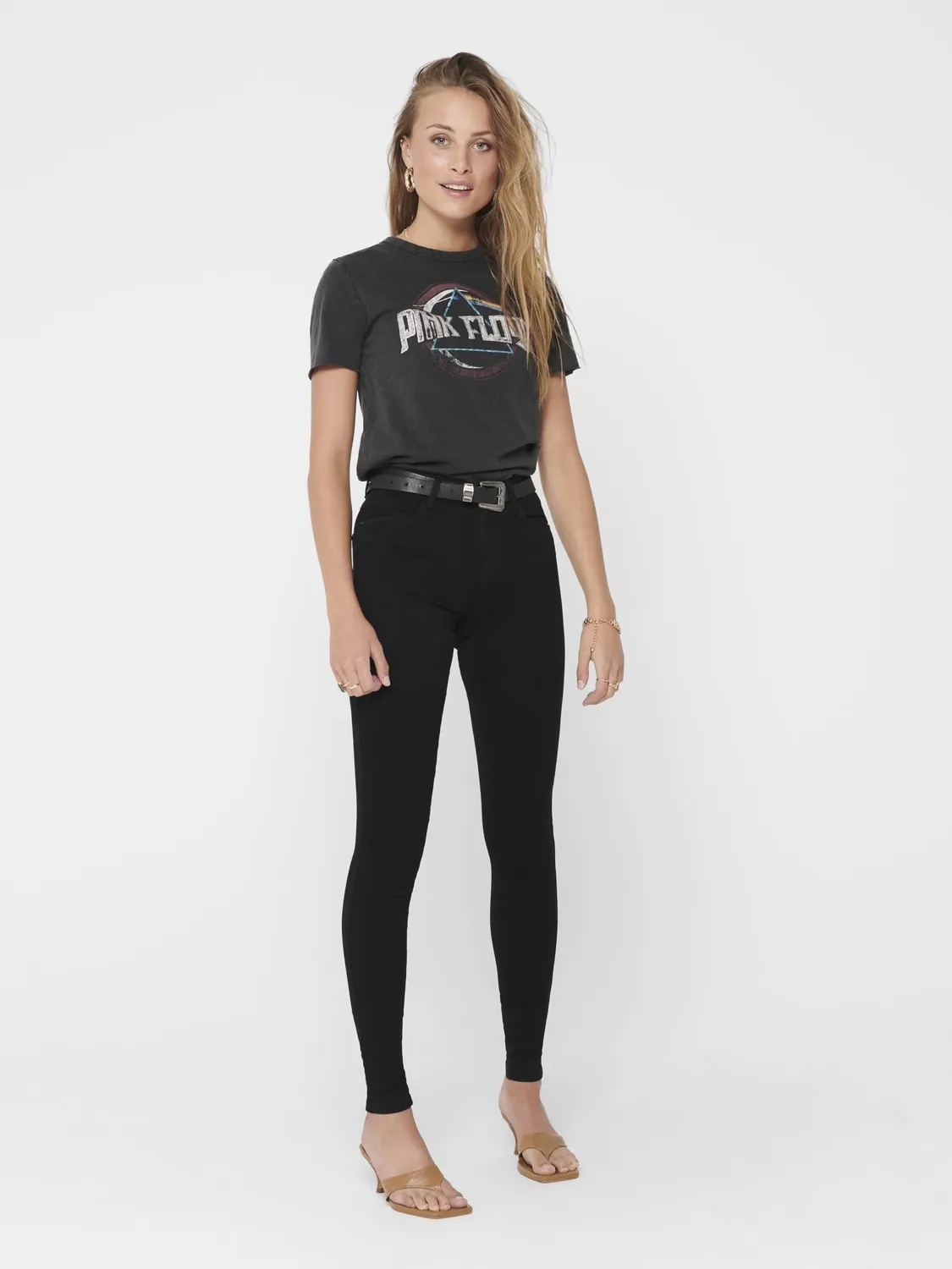 Only OnlRoyal Reg Jeans 101 skinny donna M/30L neri