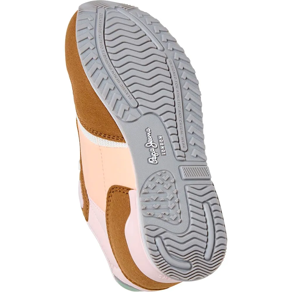 Pepe Jeans London Bubble G sneakers bambina marrone