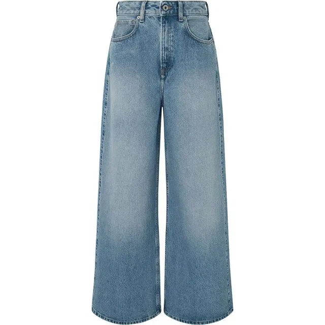 Pepe Jeans Jaimy jeans wide vita alta 34W/34L pietra