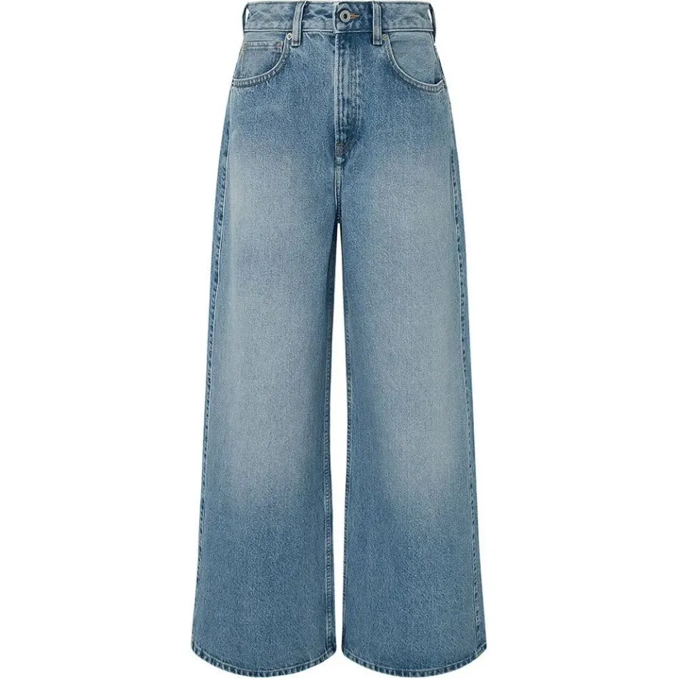 Pepe Jeans Jaimy jeans wide vita alta 34W/34L pietra