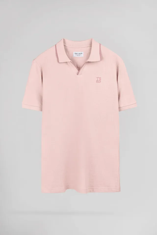 Teddy Smith P-Soner MC polo uomo rosa spugna cotone