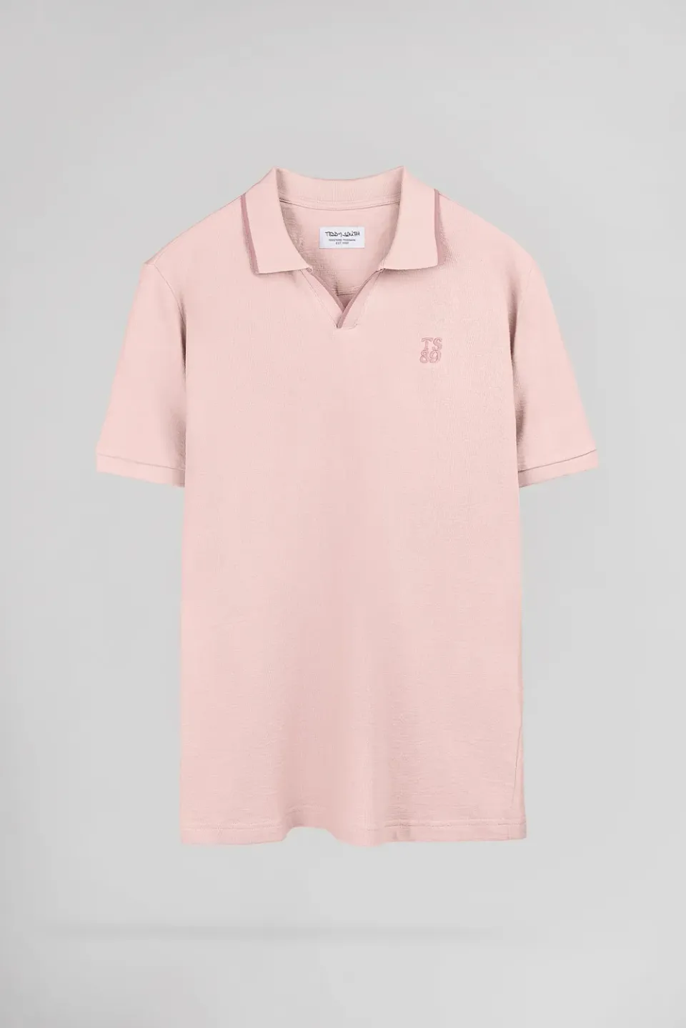 Teddy Smith P-Soner MC polo uomo rosa spugna cotone