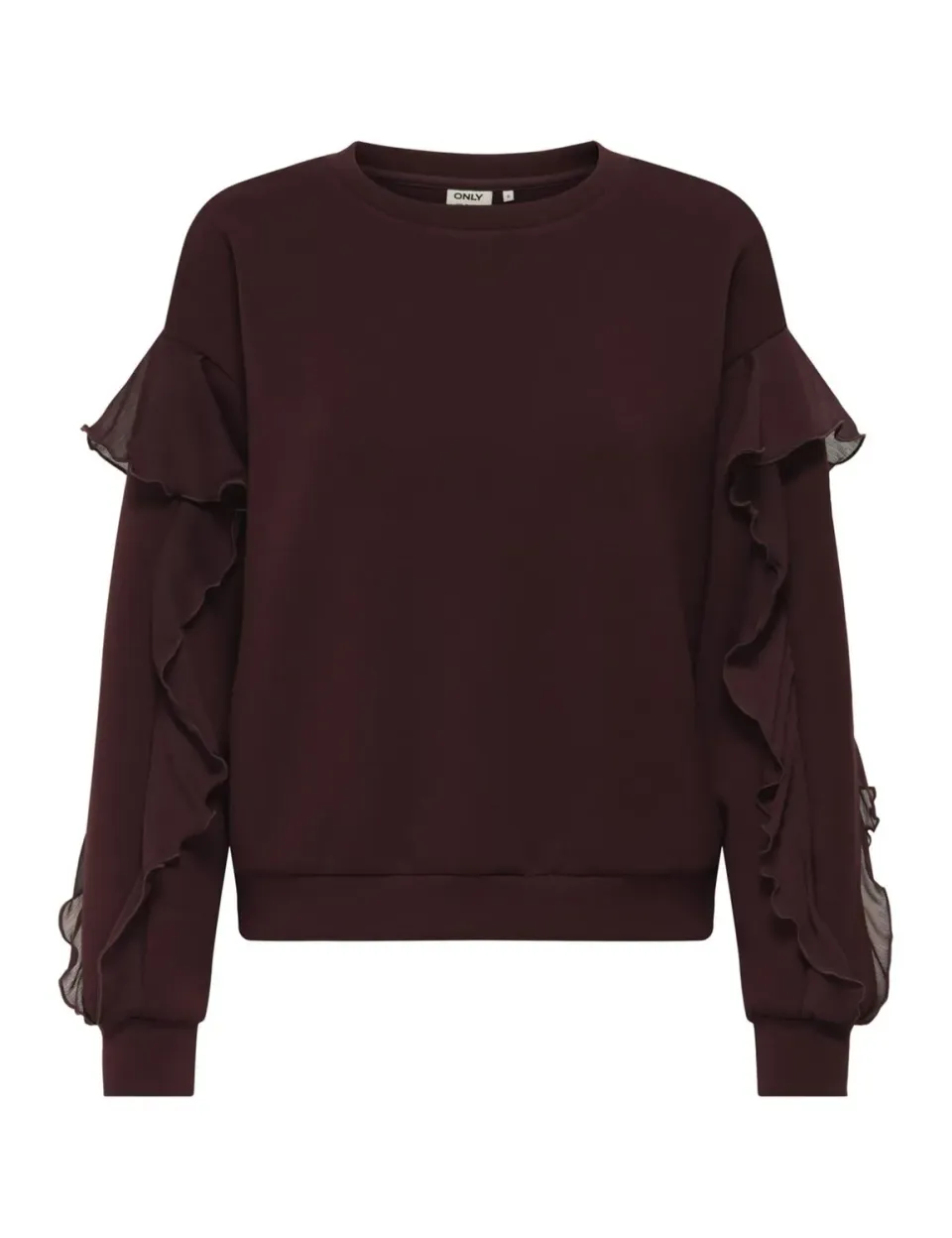 ONLY Onlscarlet L/S Flounce felpa volant taglia M