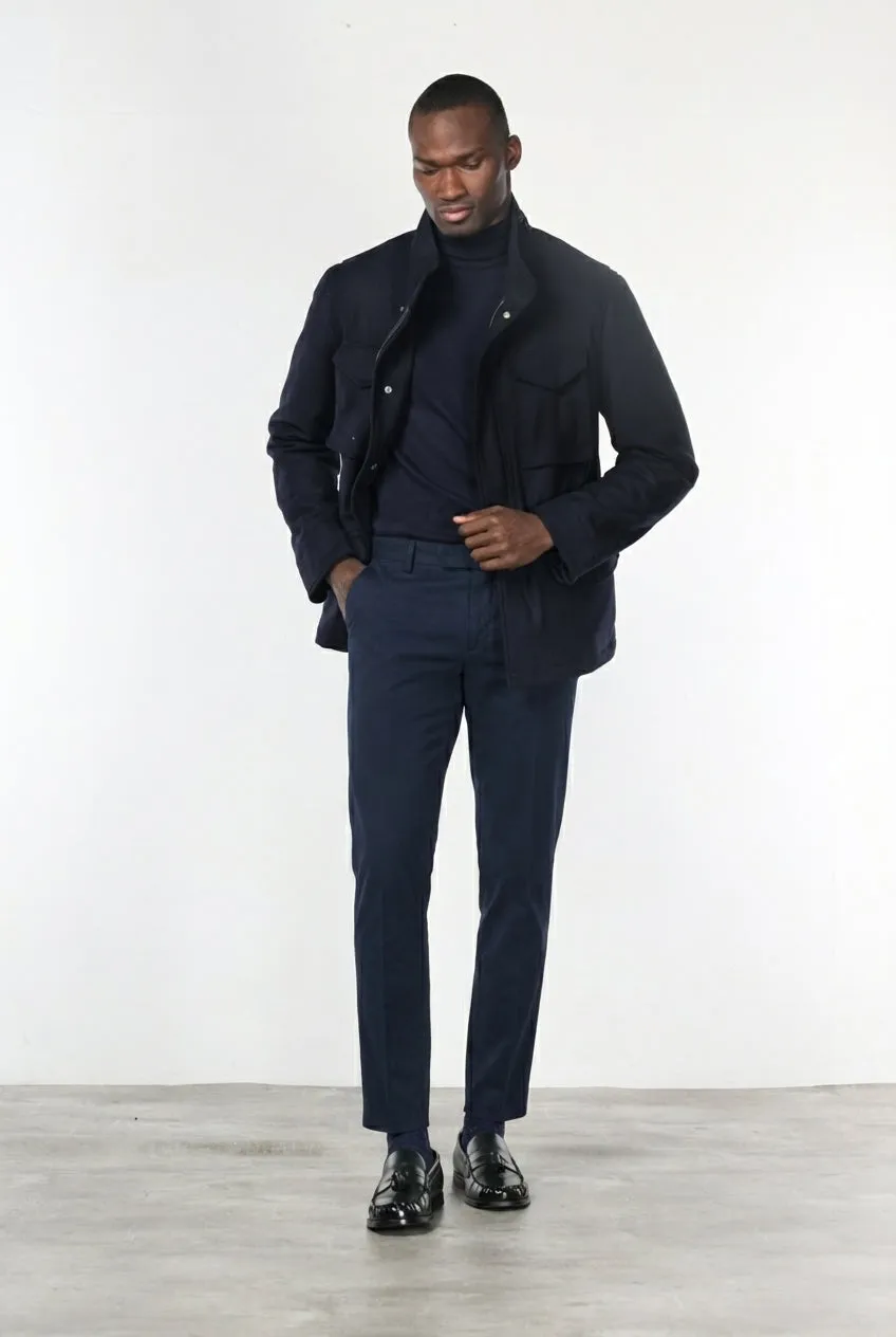 Mason's Milano chino uomo blu navy extra slim