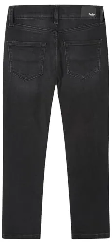 Pepe Jeans Finly Jeans Skinny Bambino Nero vita bassa