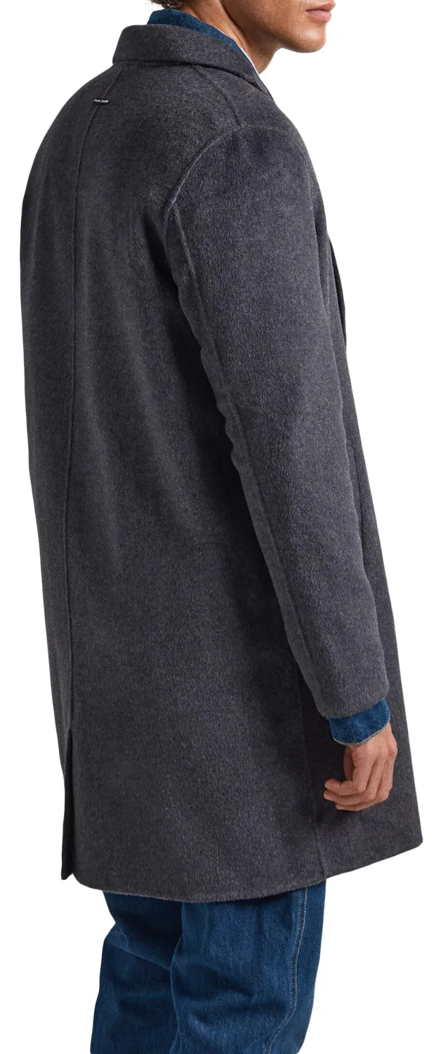 Pepe Jeans Brighton cappotto uomo L lana 3 bottoni